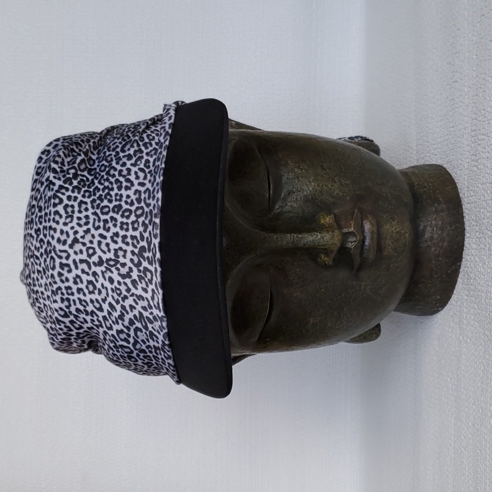 Sun Protection Zone Animal Print Fabric Scarf Hat